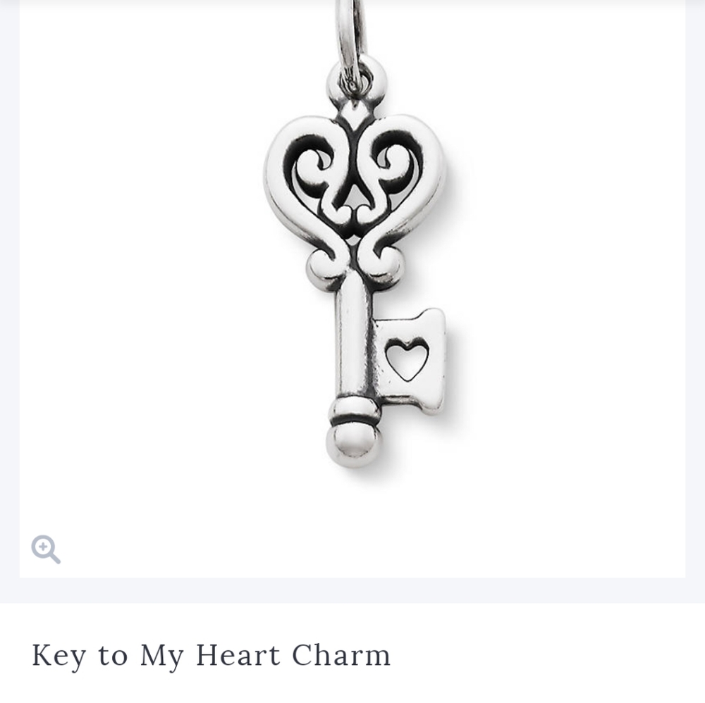 Key to my heart charm